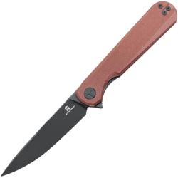 Couteau Bestechman Flick Lame Acier D2 Manche G10 Marron Liner Lock BTKMK13G