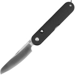 Couteau Rapax Mimi Lame Acier VG-10 Manche Micarta Noir Button Lock MK0012BK