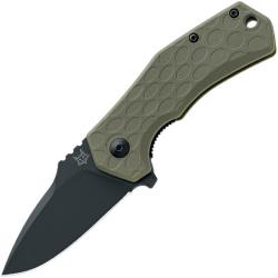 Couteau Fox Knives Italico Lame Acier N690 Manche FRN Vert Olive Textur&eacute; Liner Lock FOX540OD