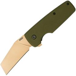 Couteau Ontario Epoch Lame Acier D2 Manche G10 Vert Olive et Acier Frame Lock ON9500