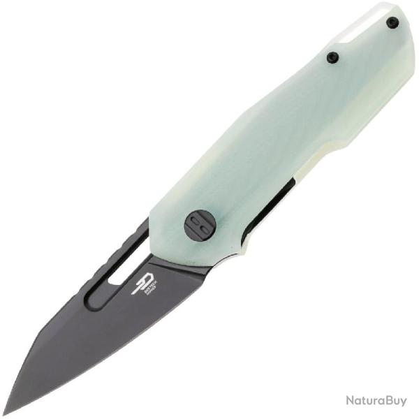 Couteau Bestech Toddler Lame Acier 14C28N Manche G10 Jade Liner Lock BTKG64F