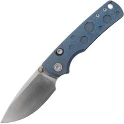 Couteau Vosteed Porcupine Lame Acier S90V Manche Titane Crossbar Lock VOSA4806
