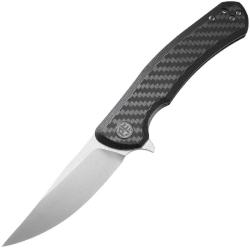 Couteau Pliant Petrified Fish Warrior V2 Lame Acier N690 Manche G10 et Carbone Noir PFKP17DCS