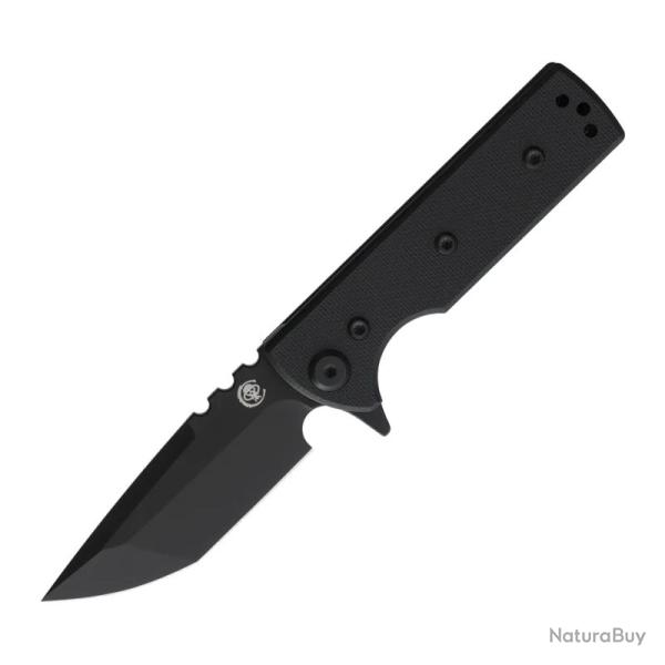 Couteau Pliant Chaves T.A.K. Redencion Tanto Lame Acier Elmax Noire Manche G10 Noir CHAV14511