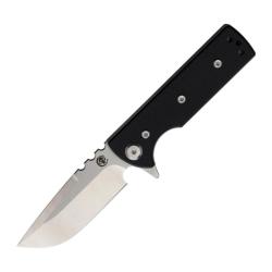 Couteau Pliant Chaves T.A.K. Redencion Drop Point Lame Acier Elmax Manche G10 Noir CHAV14508