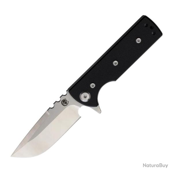 Couteau Pliant Chaves T.A.K. Redencion Drop Point Lame Acier Elmax Manche G10 Noir CHAV14508