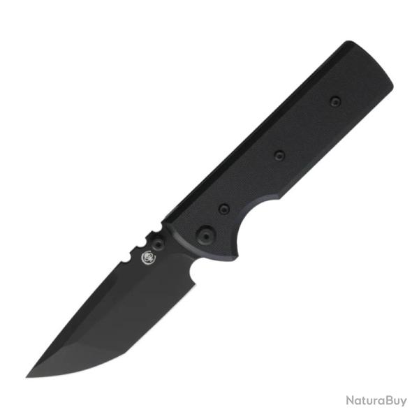 Couteau Pliant Chaves NTAK Redencion Tanto Lame Acier Elmax Noire Manche G10 Noir CHAV14507