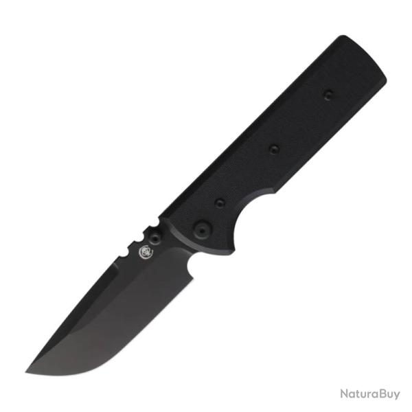 Couteau Pliant Chaves NTAK Redencion Drop Point Lame Acier Elmax Noire Manche G10 Noir CHAV14506