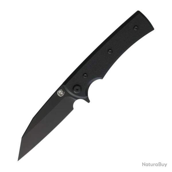 Couteau Pliant Chaves Sangre Street Wharncliffe Lame Acier Elmax Noire Manche G10 Noir CHAV14501