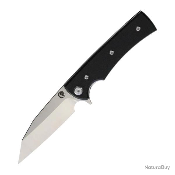 Couteau Pliant Chaves Sangre Street Wharncliffe Lame Acier Elmax Manche G10 Noir Linerlock CHAV14500