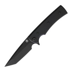 Couteau Pliant Chaves Liberation Street Tanto Lame Acier Elmax Noire Manche G10 Noir CHAV14499