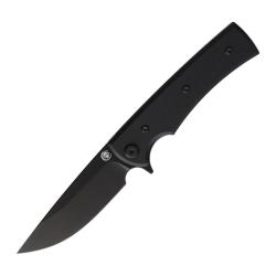 Couteau Chaves Liberation Street Drop Point Lame Acier Elmax Noire Manche G10 Noir CHAV14498