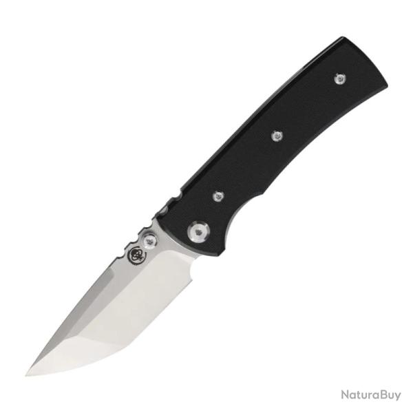 Couteau Pliant Chaves Redencion Street Tanto Lame Acier Elmax Manche G10 Noir Linerlock CHAV14493