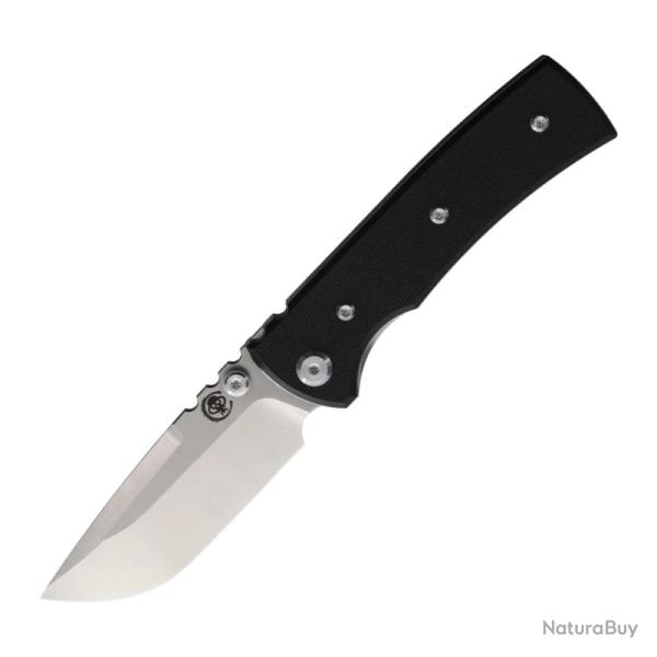 Couteau Pliant Chaves Redencion Street Drop Point Lame Acier Elmax Manche G10 Noir CHAV14492