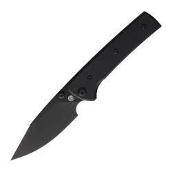 Couteau Pliant Chaves Scapegoat 229 Spear Point Lame Acier Elmax Noire Manche G10 Noir CHAV14491