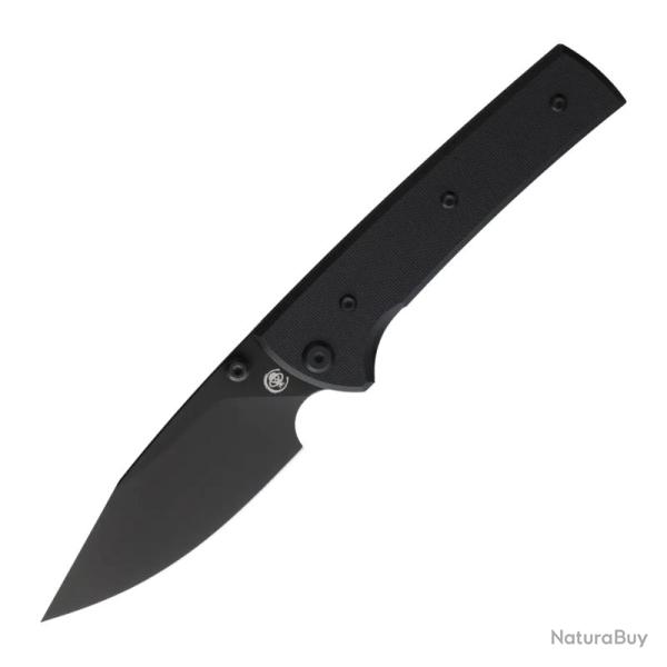Couteau Pliant Chaves Scapegoat 229 Spear Point Lame Acier Elmax Noire Manche G10 Noir CHAV14491