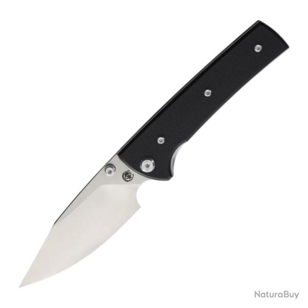 Couteau Pliant Chaves Scapegoat 229 Spear Point Lame Acier Elmax Manche G10 Noir Linerlock CHAV14490