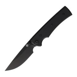 Couteau Pliant Chaves Liberation 229 Drop Point Lame Acier Elmax Noire Manche G10 Noir CHAV14486