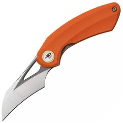 Couteau Bestech Bihai Lame Acier 14C28N Manche G10 Orange Liner Lock BTKG53B2