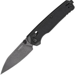 Couteau Kershaw Bel Air Lame Acier CPM MagnaCut Manche G10 Noir DuraLock Made In USA KS6105G10