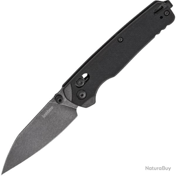 Couteau Kershaw Bel Air Lame Acier CPM MagnaCut Manche G10 Noir DuraLock Made In USA KS6105G10