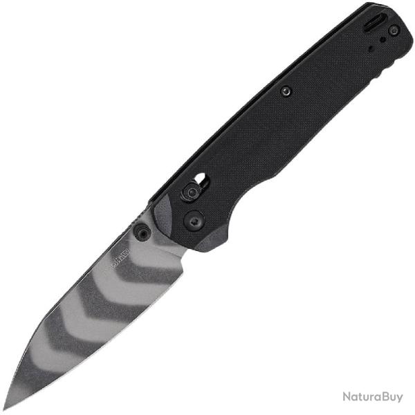 Couteau Kershaw Bel Air XL Lame Acier CPM MagnaCut Manche G10 Noir DuraLock Made In USA KS6110TS