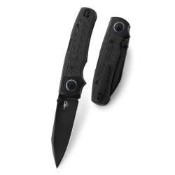 Couteau Bestech Tonic Lame Acier M390 Manche Fibre de Carbone et Titane Back Lock BTKT2204E