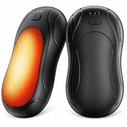 Chauffe Main Portable, 23H, 6000mAH  Chaufferette Main R&eacute;utilisable rechargeable Chasse P&ecirc;che