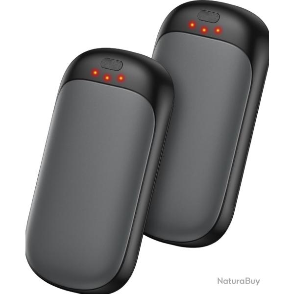 Chauffe Mains Rechargeables 2 Pi�ces, Chauffe-Mains �lectriques r�utilisables et Portables Neuf