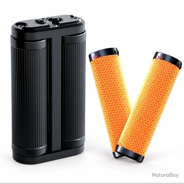 Chaufferette Main Rechargeable 5000mAh,Chauffe Main R�utilisable 2 en 1 Chasse Froid Hiver