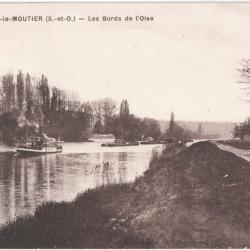 CPA DE JOUY-LE-MOUTIER - VAL D'OISE 95 - LES BORDS DE L'OISE