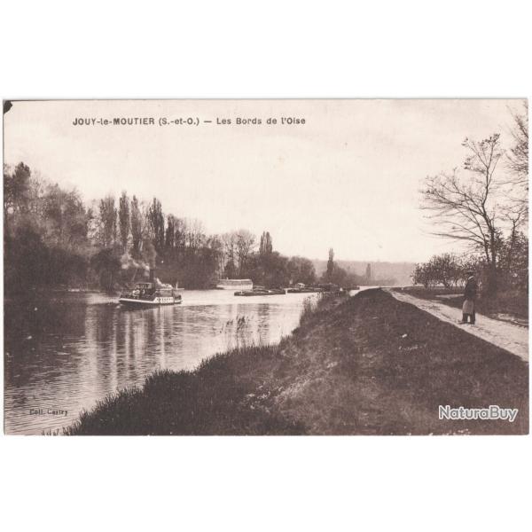 CPA DE JOUY-LE-MOUTIER - VAL D'OISE 95 - LES BORDS DE L'OISE