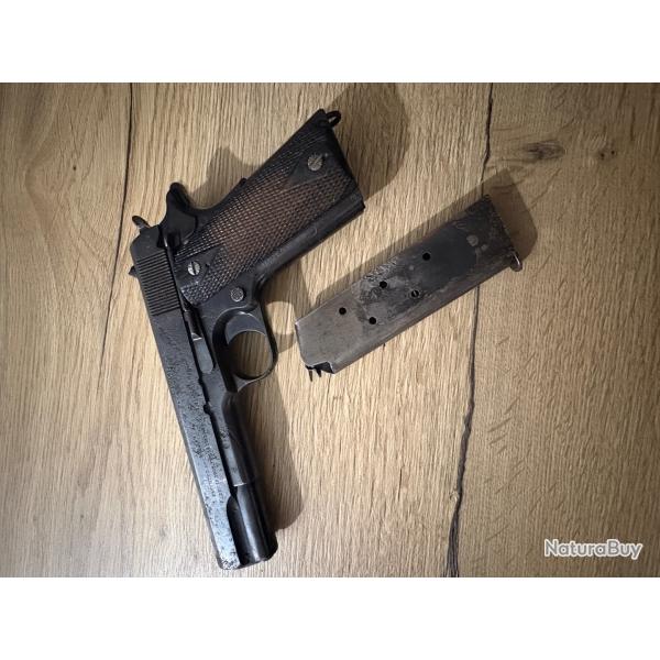 COLT 1911 GOVERNMENT MODEL - .45 ACP - 1915 - PREMI�RE GUERRE MONDIALE