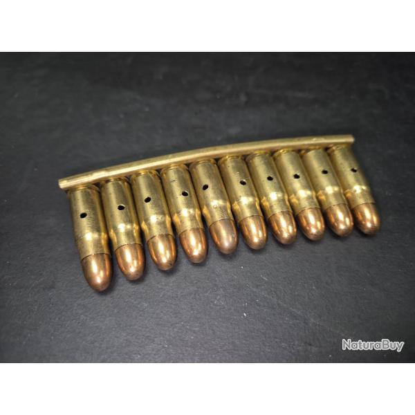 10 munitions 7,63 Mauser neutralis� pour C96 bolo avec lame d'origine