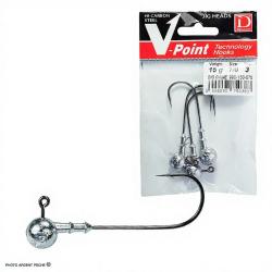 T&ecirc;te plomb&eacute;e DRAGON V-Point Big game 25g H8/0