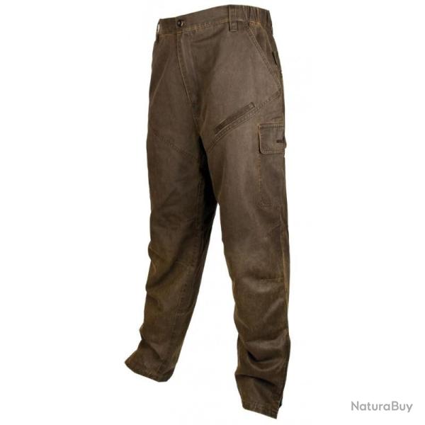 PANTALON FUSEAU SOMLYS FACON CUIR VIEILLI 46