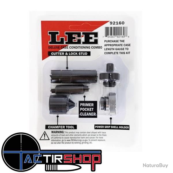Kit de pr�paration des �tuis LEE Deluxe Case Conditioning Combo Kit 92160