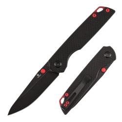Couteau Pliant Tenable Knives Mini Warrior Lame Acier Nitro-V Manche G10 Noir Liner Lock B2005A1