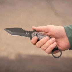Couteau Fixe SOG Phantom Edge Karambit Lame Acier 3Cr13 Manche Pakkawood &Eacute;tui Nylon SOG17440343