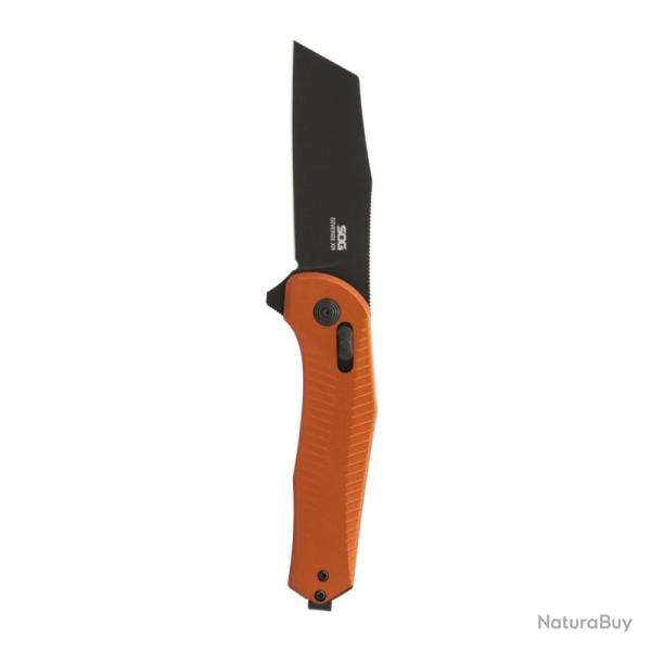 Couteau Pliant SOG Diverge XR Lame Acier D2 Manche Aluminium Orange XR Lock SOG12020743