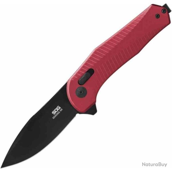 Couteau Pliant SOG Diverge XR Lame Acier D2 Manche Aluminium Rouge XR Lock SOG12020643