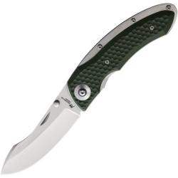 Couteau Katz NJ-35 Lame Acier 9Cr18MoV Manche G10 Vert Linerlock KTZNJ35G10GN