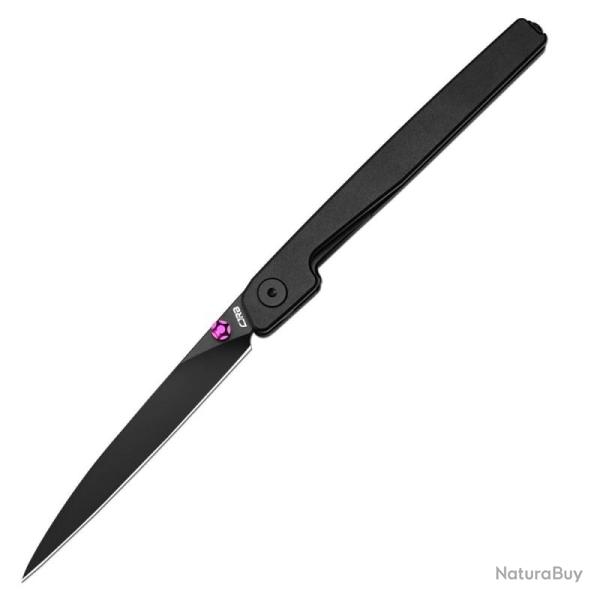 Couteau CJRB Lanky Lame Acier CPM S90V Manche Acier inoxydable Acier Liner Lock J1965GBBK