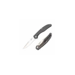Couteau Bear & Son Slim Flipper Lame Acier S35VN Manche Titane Carbone Liner Lock Made In USA