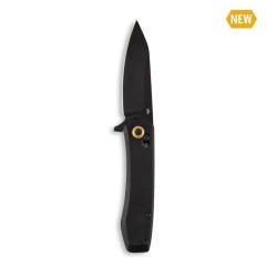 Couteau Outdoor Edge Sentinel Lame Acier 8Cr13MoV Manche G10 Noir Crossbar Lock OESL1C