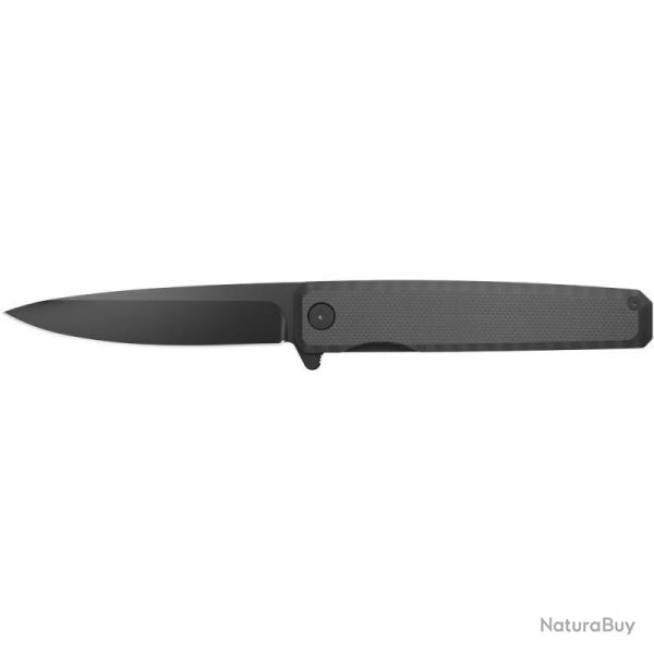 Couteau Outdoor Edge Peleus Lame Acier 8Cr13MoV Manche G10 Noir Linerlock OEPL2C