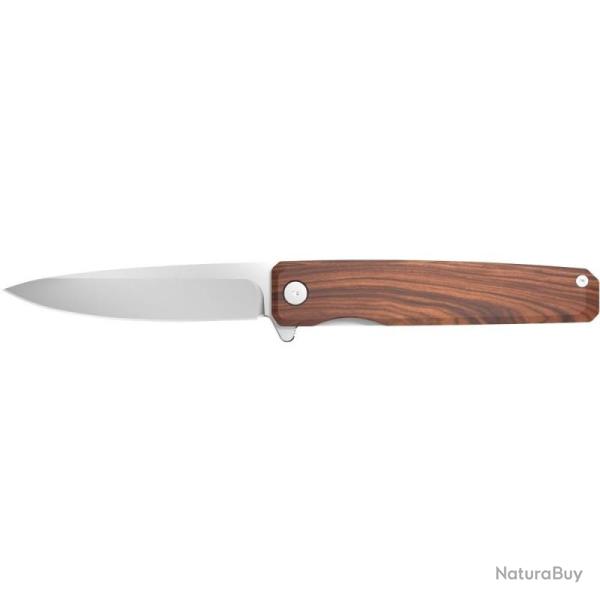 Couteau Outdoor Edge Peleus Lame Acier 8Cr13MoV Manche Palissandre Linerlock OEPL1C