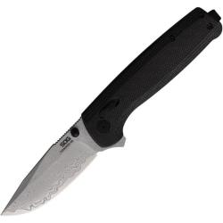 Couteau SOG Terminus XR Lame Acier Damas Manche Carbone G10 XR Lock SOGTM1042BX