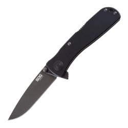 Couteau SOG Twitch II A/O Lame Acier AUS-8 Manche Aluminium Noir Lockback SOGTWI12CP