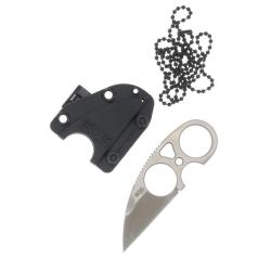 Couteau SOG Snarl Lame Acier 9Cr18MoV Sheepsfoot Manche Squelette &Eacute;tui Nylon SOGJB01KCP